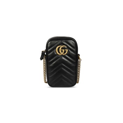 GUCCI GG MARMONT MINI PHONE BAG ‎‎598597 (10.5*17*5cm)